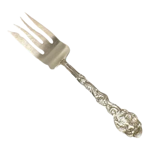 Late 19th Century Gorham Versailles Pattern Serving Fork