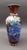 Mid 20th Century Chinese Signed Old Cloisonne on Porcelain Floral Foo Dogs Vase For Sale - Image 10 of 10