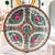 Metal Vintage Hand-Painted Rose Canton Brass Encased Bowl For Sale - Image 7 of 7
