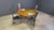 Fully hand crafted dining set with 4 chairs and a hexagonal dining table. The chairs are crafted with a curled steel sheet...