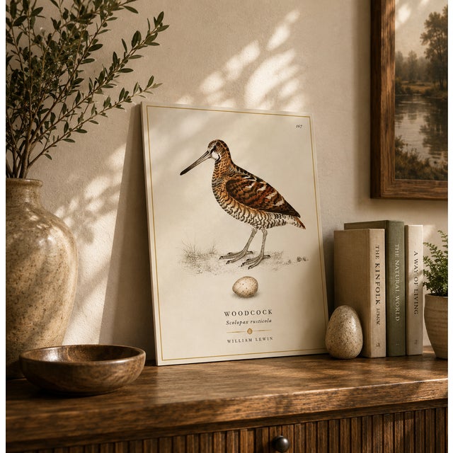 THE WILLIAM LEWIN WATERBIRDS & WADERS COLLECTION "The Woodcock" Introduce a striking anchor of historical British...