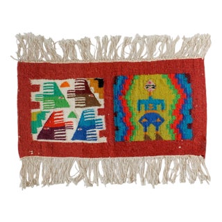 Hand-Woven Rug, Tunisia, 1960s For Sale