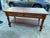 Brown Antique Arts and Crafts Oak Library Desk Writing Table Wirh Shelf Mission Style For Sale - Image 8 of 18