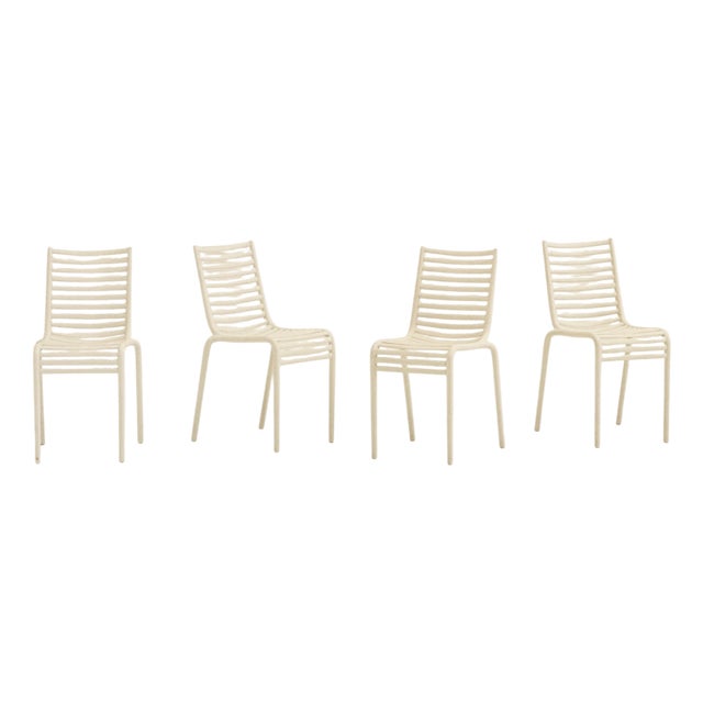 Model PIP-E Stackable Chairs by Philippe Starck for Driade, 2010, Set of 4 For Sale