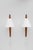 Mid-Century Modern Swedish Wall Sconces in Teak by Uno & Östen Kristiansson for Luxus, 1975, Set of 2 For Sale - Image 11 of 18