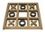 Polished & Patinated Brass Noughts and Crosses (Tic-Tac-Toe) Game by Sarreid For Sale - Image 9 of 13