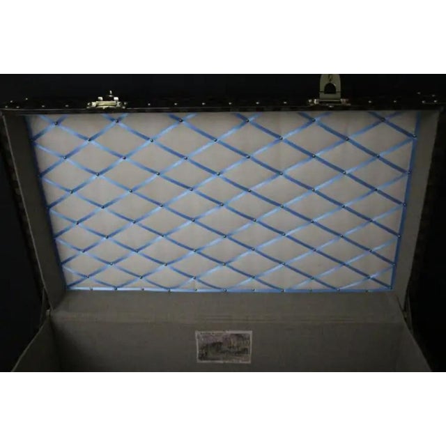Antique Moynat Trunk, 1910 For Sale - Image 15 of 18