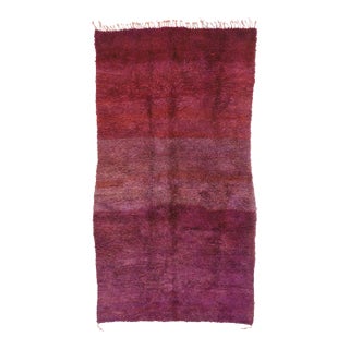 Vintage Berber Moroccan Rug - 06'06 X 11'07 For Sale