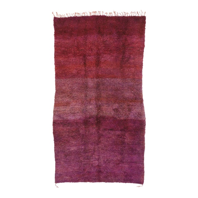 Vintage Berber Moroccan Rug - 06'06 X 11'07 For Sale