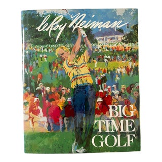 1992 Big Time Golf Book Signed by Leroy Neiman For Sale