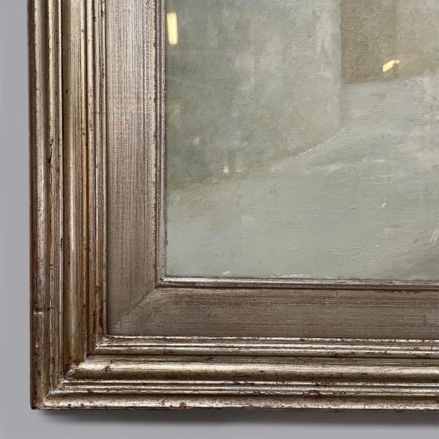 1970s Franco Antonucci, Paesaggio a Corfino, 1977, Oil Painting on Canvas For Sale - Image 5 of 8