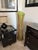 This floor lamp is in very good vintage condition, with age-appropriate wear throughout. Please see all of the photographs...