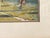 Leroy Neiman Mid-Century Arthur Sarnoff Tennis Match Fine Art Print in Silver Leaf Frame, 18" X 14" For Sale - Image 4 of 7