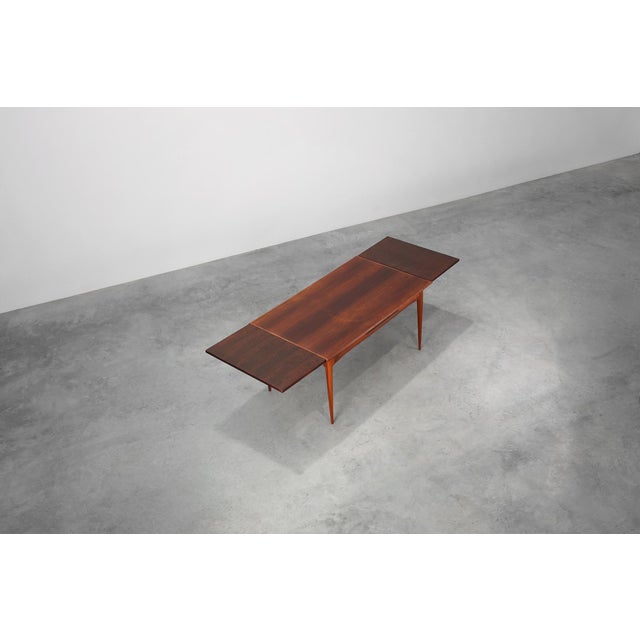Mid-Century Teak Extendable Dining Table, Belgium, 1960s For Sale - Image 10 of 14