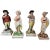 Large Early 19th C. English Georgian Pearlware Staffordshire Figures of the Four Seasons - Spring, Summer, Autumn or Fall & Winter - Set 4 For Sale - Image 11 of 11