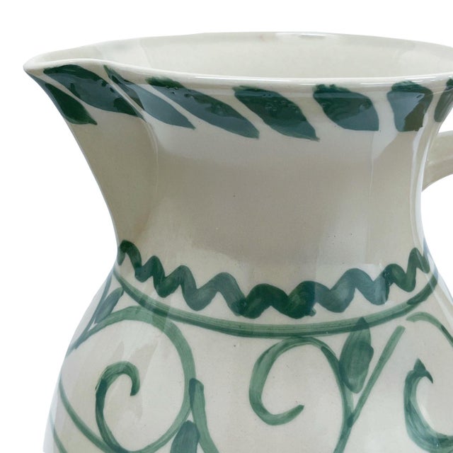 Ceramic Lima Pitcher For Sale - Image 7 of 11