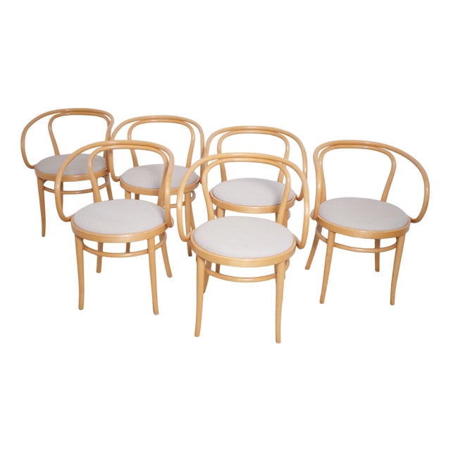 209 Armchairs from Thonet, 1986, Set of 6 For Sale