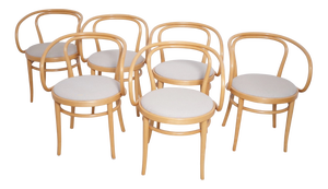 209 Armchairs from Thonet, 1986, Set of 6