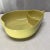 Mid-Century Pear Shaped Large Divided Serving Bowl or Chip & Dip in Speckled Yellow. For Sale - Image 4 of 8