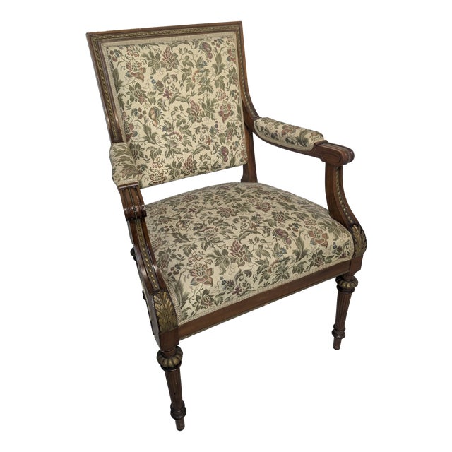 Antique Louis XVI Style Armchair, France For Sale