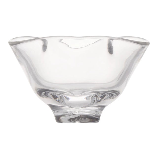 Steuben Trefoil Glass Bowl For Sale