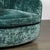 Emerald Mid-Century Milo Baughman Swivel Tilt Club Chair W/ Brass Base in Smoked Emerald For Sale - Image 8 of 9