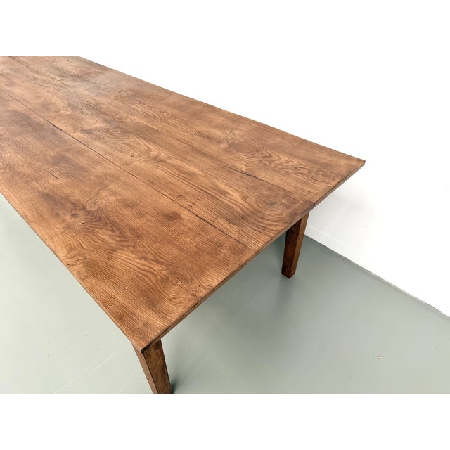 Large Farmhouse Table in Oak, 1950s For Sale - Image 4 of 18