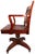 Brown Early 20th Century Gunlocke Restored "Bank of England" Banker’s Armchair For Sale - Image 8 of 18