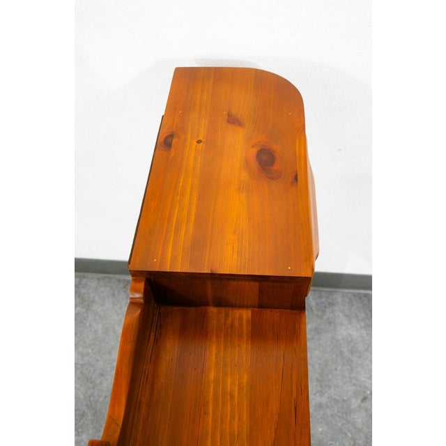 Mid Century Modern Headboard Full Sz Franklin Shockey Pine Nightstand 2 Drawers For Sale - Image 12 of 12