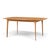 Brown Broyhill Brasilia Mid Century Walnut Expanding Dining Table With 1 Leaf For Sale - Image 8 of 10