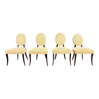 Late 20th Century Barbara Barry for Baker Furniture Dining Chairs - Set of 4 For Sale