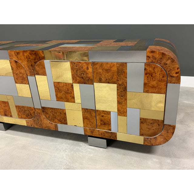 1970s Paul Evans City Scape Credenza for Directional For Sale - Image 9 of 11