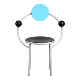 Postmodern First Chair by Michele De Lucchi for Memphis, 1980s For Sale