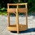 Bring the laid-back vibes of the coast into your home with this captivating vintage pencil reed round bar cart. Perfect...