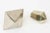 Mid-Century Modern Vintage Two Brass and Nickel Sculptural Objects or Paperweights, 1960's For Sale - Image 3 of 12