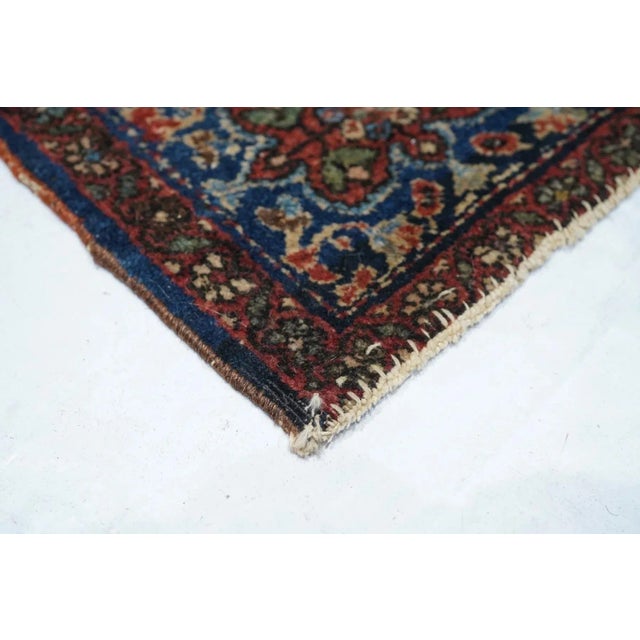 Early 20th Century Antique Persian Rug 4'3'' x 6'9'' For Sale - Image 5 of 11