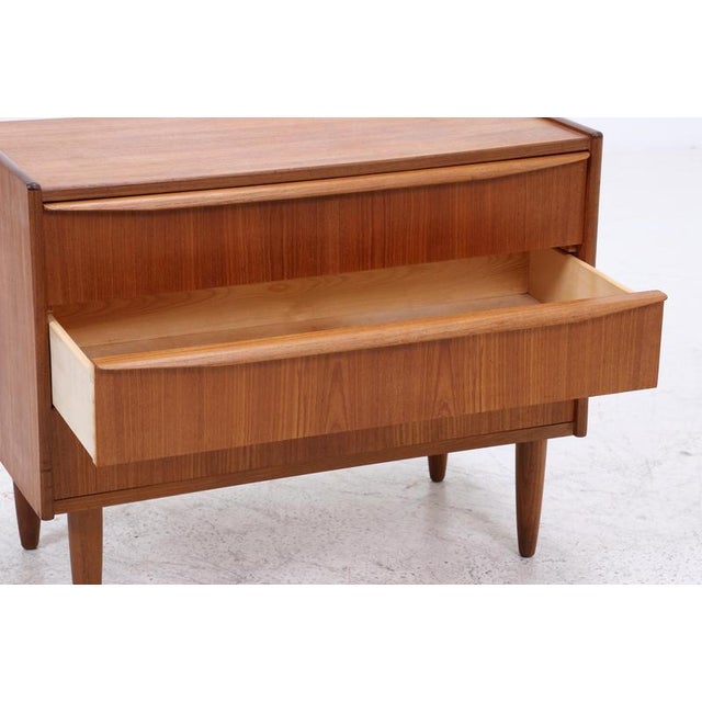 Wood Mid-Century Teak Chest of Drawers, 1960s-1970s For Sale - Image 7 of 11