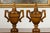 Pair of Midcentury English Carved Walnut Lidded Urns with Large Handles For Sale - Image 11 of 11
