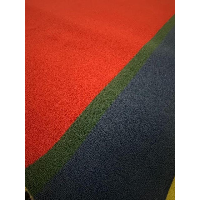 Contemporary Tisca Waron Hand-Tufted Wool Rug, Switzerland, 1990s For Sale - Image 3 of 6