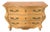 Late 20th Century Artisan Hand-Painted Tangerine Baroque 3-Drawer Dresser | Distressed & Patinated | Maison Martine For Sale