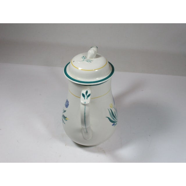1960s Vintage Adams English Ironstone Coffee Pot For Sale - Image 5 of 10