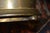 English Brass Small Curved Fireplace Fender With Oval Emblems For Sale - Image 12 of 17