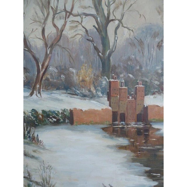 Maurice Codner, Along the Lambourn River, 1959, Oil on Canvas For Sale - Image 4 of 16