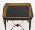 Regency Style Black With Gilt Geometric Design Lacquered Wood Tray Table For Sale - Image 4 of 12