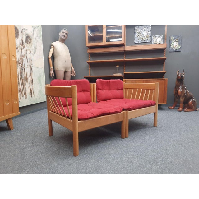 Mid-Century Danish Sofa by Jørgen Bækmark, 1960s, Set of 2 For Sale - Image 15 of 15