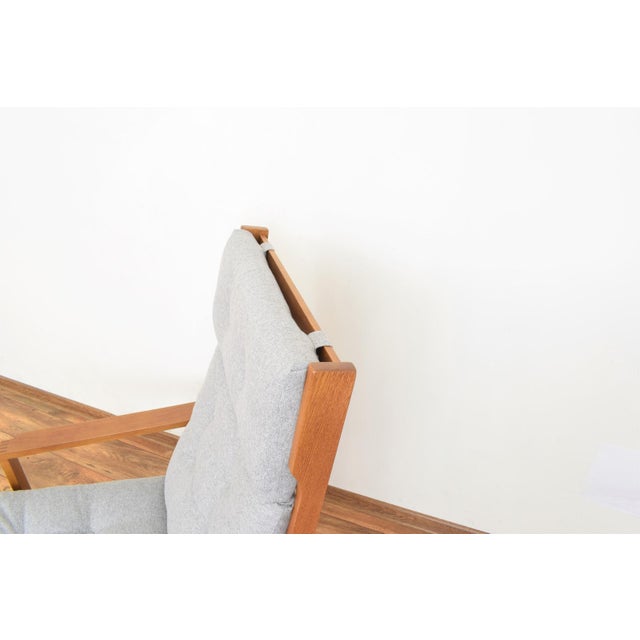 Mid-Century Modern Danish Oak Chair by Leif Alring for Madsen & Schubell, 1960s For Sale - Image 14 of 15