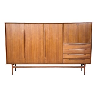 Mid-Century Modern Teak Highboard, 1960s For Sale