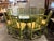 Mid-Century Modern McGuire Furniture Pistachio Bamboo + Leather Dining Table + Set of Eight Chairs For Sale - Image 3 of 12