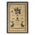1900s Beige Ground Dragon and Foo Dog Chinese Lion Antique Peking Small Rug For Sale