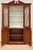 Smith & Watson English Smith Watson Chippendale Style Burl Yew Wood Bookcase Cabinet For Sale - Image 4 of 8
